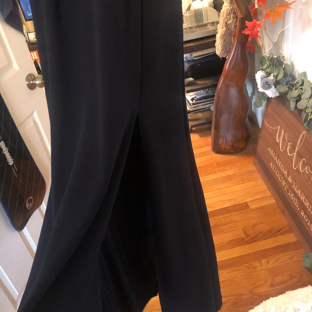 LULUs off the shoulder navy dress - Picture 5 of 8